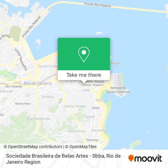 Mapa Sociedade Brasileira de Belas Artes - Sbba