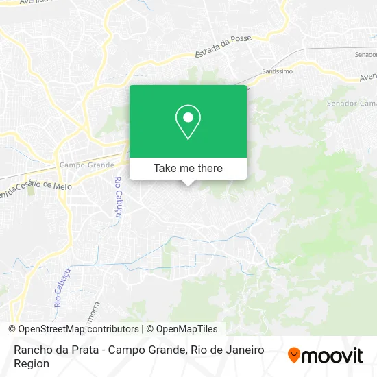 Rancho da Prata - Campo Grande map