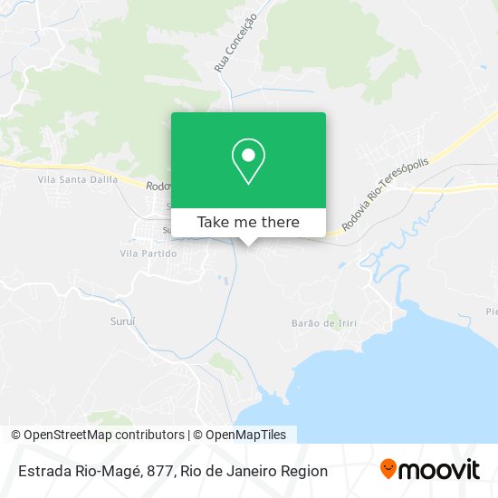 Estrada Rio-Magé, 877 map
