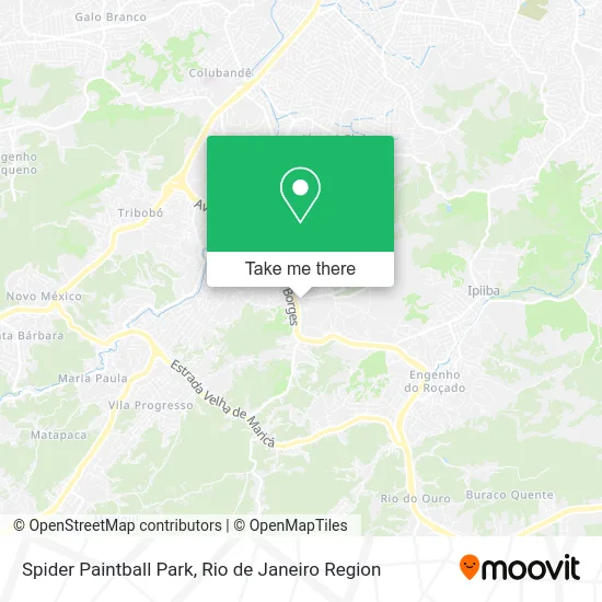 Spider Paintball Park map