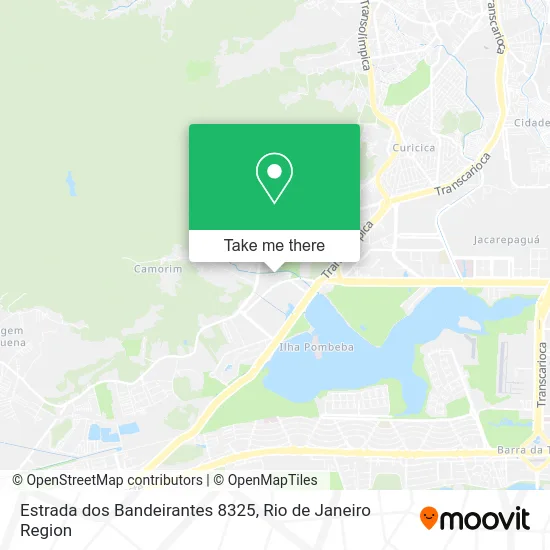 Estrada dos Bandeirantes 8325 map
