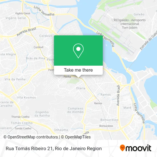 Rua Tomás Ribeiro 21 map