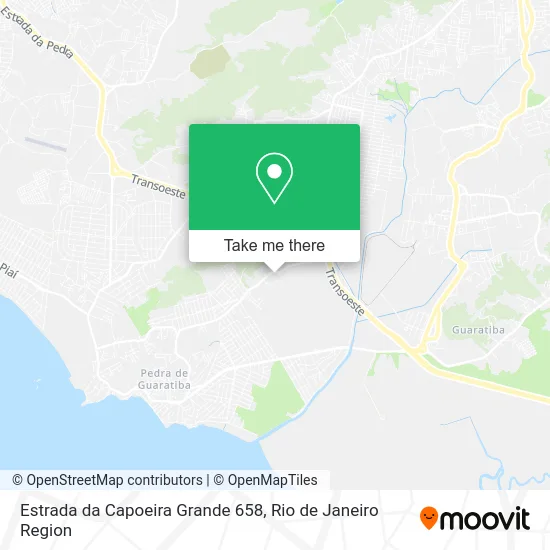 Estrada da Capoeira Grande 658 map