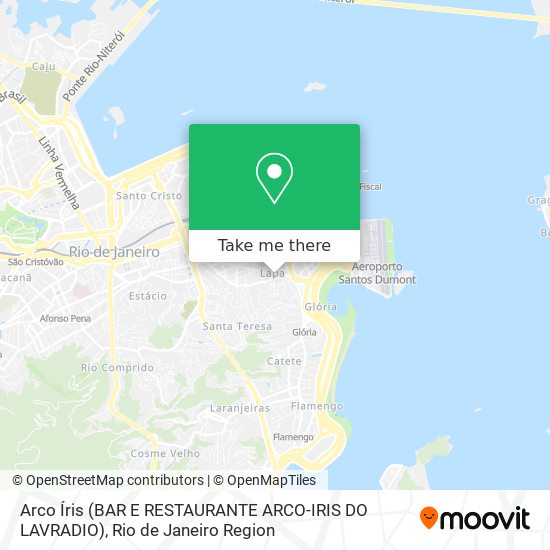 Mapa Arco Íris (BAR E RESTAURANTE ARCO-IRIS DO LAVRADIO)