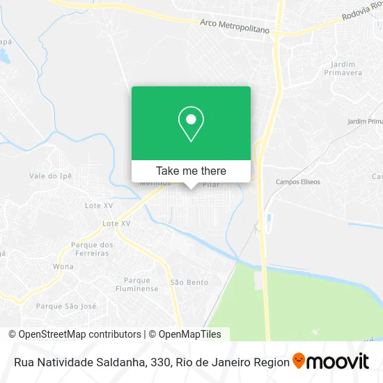 Rua Natividade Saldanha, 330 map