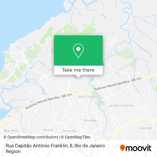 Rua Capitão Antônio Franklin, 8 map