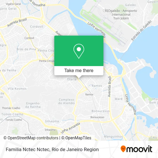 Familia Nctec Nctec map