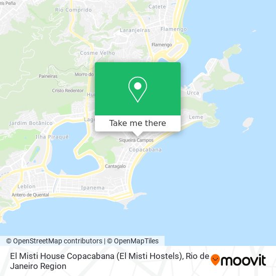 El Misti House Copacabana (El Misti Hostels) map