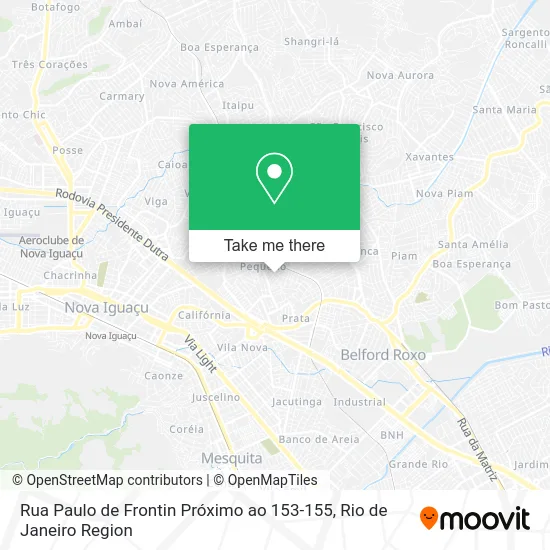 Rua Paulo de Frontin Próximo ao 153-155 map