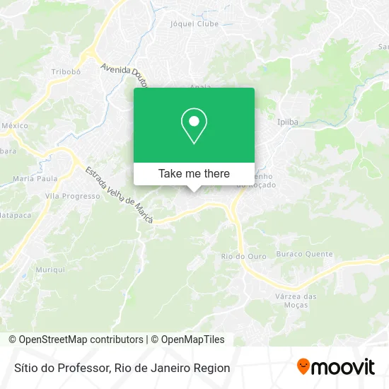 Sítio do Professor map