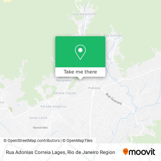 Rua Adonias Correia Lages map