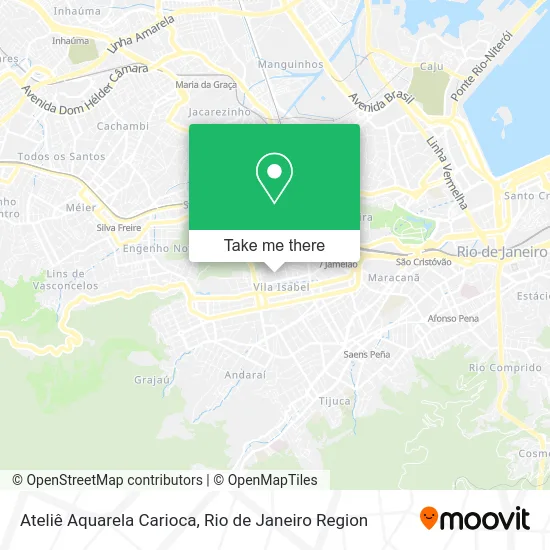 Ateliê Aquarela Carioca map