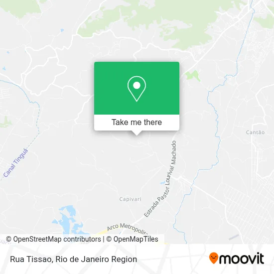 Rua Tissao map