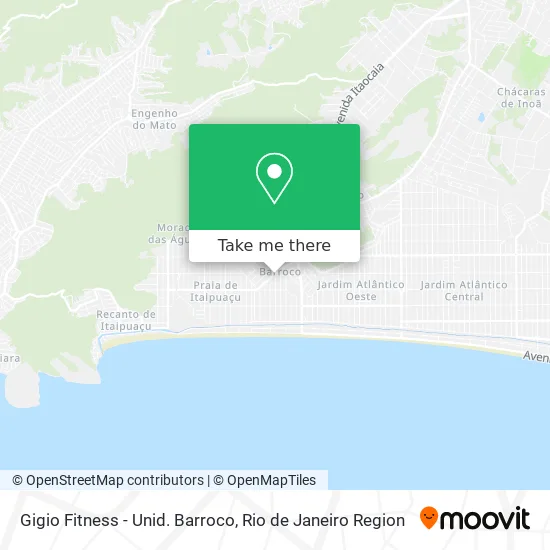 Gigio Fitness - Unid. Barroco map