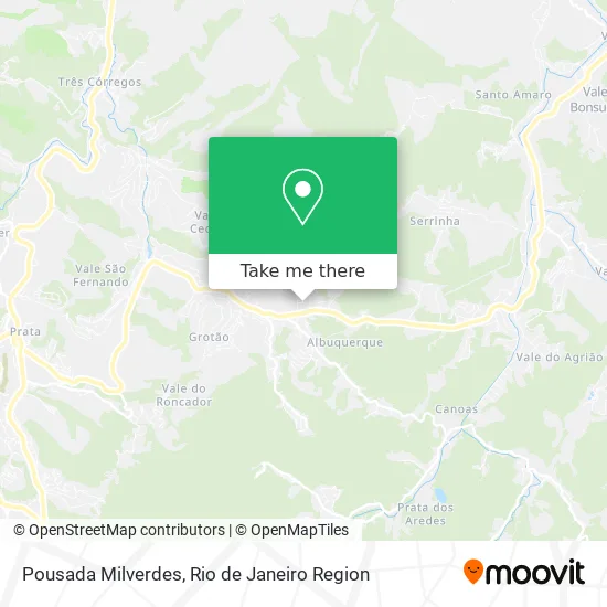 Pousada Milverdes map