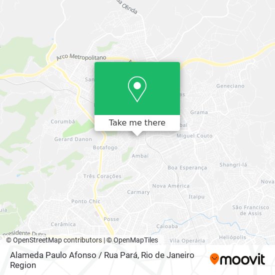 Alameda Paulo Afonso / Rua Pará map