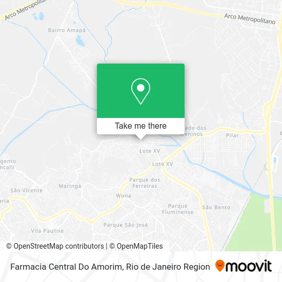 Farmacia Central Do Amorim map