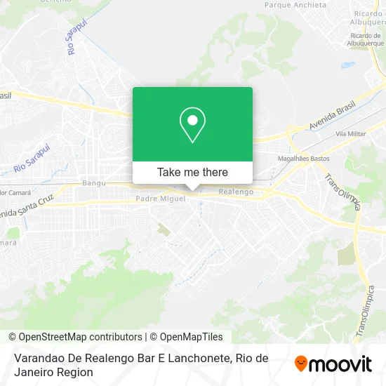Varandao De Realengo Bar E Lanchonete map