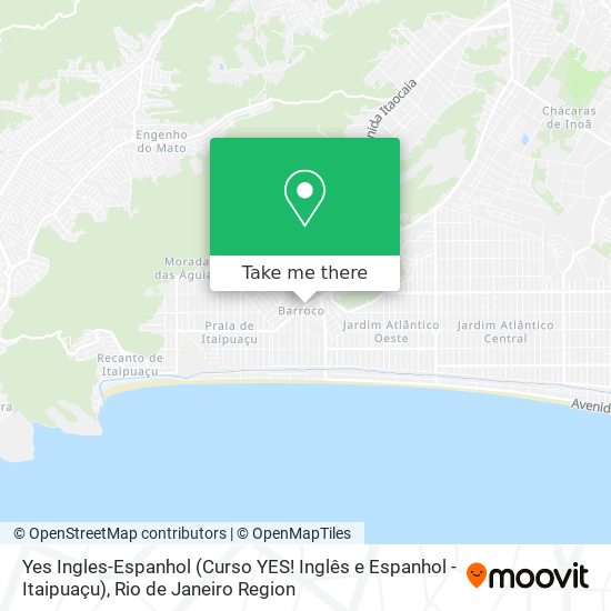 Yes Ingles-Espanhol (Curso YES! Inglês e Espanhol - Itaipuaçu) map