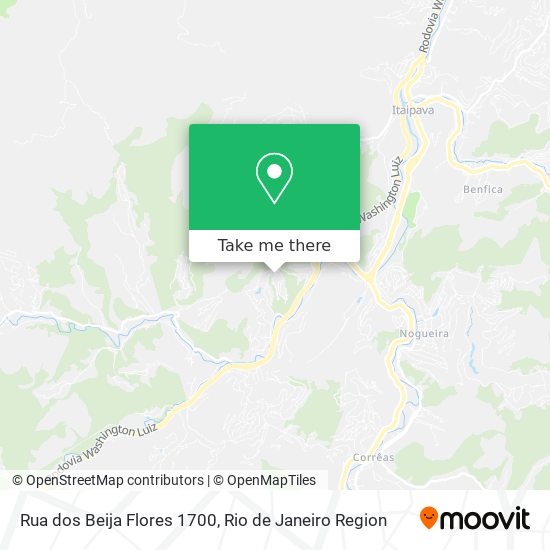Rua dos Beija Flores 1700 map