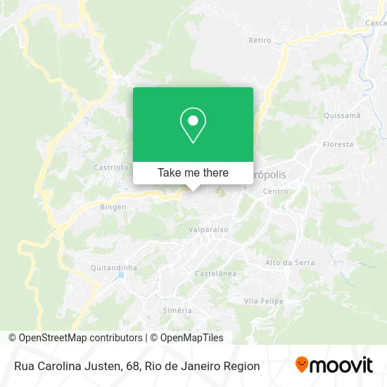 Rua Carolina Justen, 68 map