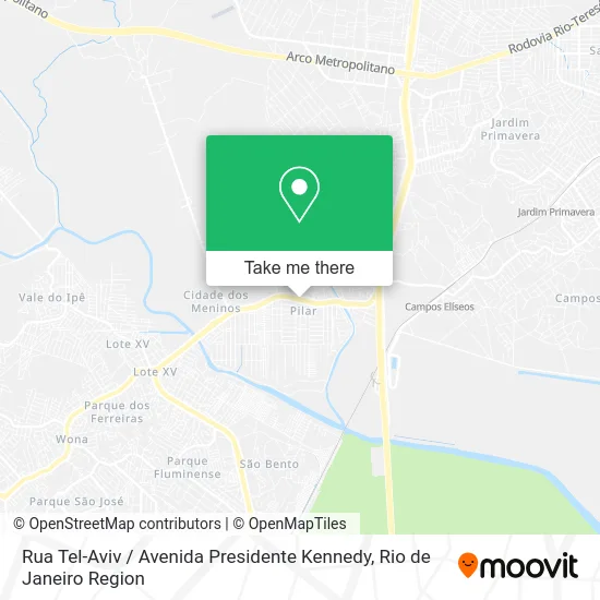 Rua Tel-Aviv / Avenida Presidente Kennedy map