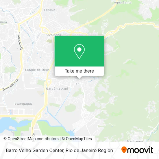 Barro Velho Garden Center map