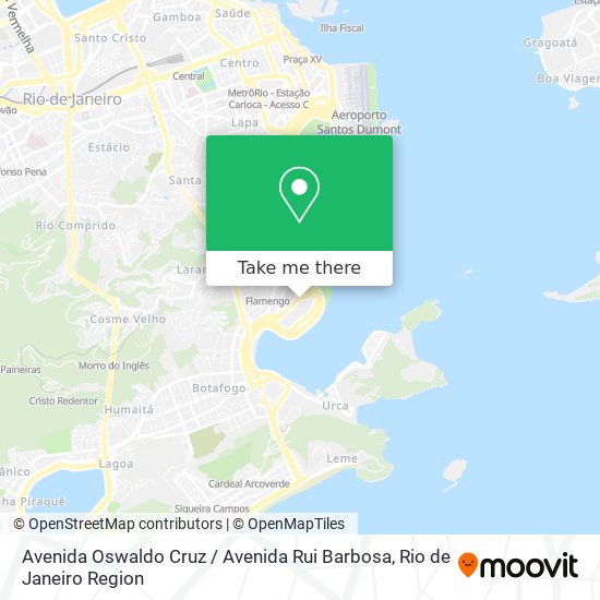 Avenida Oswaldo Cruz / Avenida Rui Barbosa map