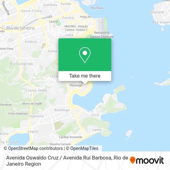 Avenida Oswaldo Cruz / Avenida Rui Barbosa map