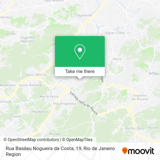 Rua Basileu Nogueira da Costa, 19 map