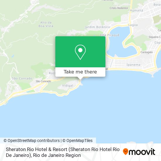 Sheraton Rio Hotel & Resort (Sheraton Rio Hotel Rio De Janeiro) map