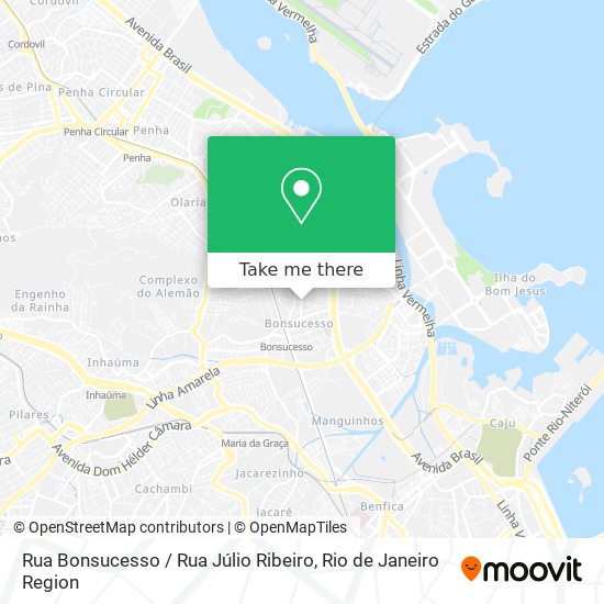 Mapa Rua Bonsucesso / Rua Júlio Ribeiro