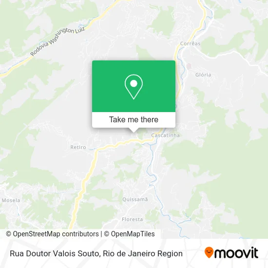 Rua Doutor Valois Souto map