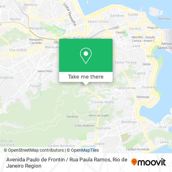 Avenida Paulo de Frontin / Rua Paula Ramos map