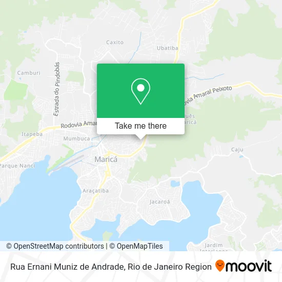 Rua Ernani Muniz de Andrade map