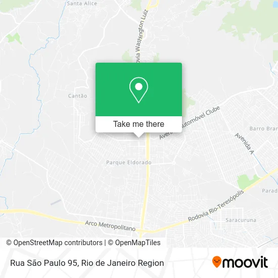 Rua São Paulo 95 map