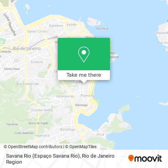 Mapa Savana Rio (Espaço Savana Rio)