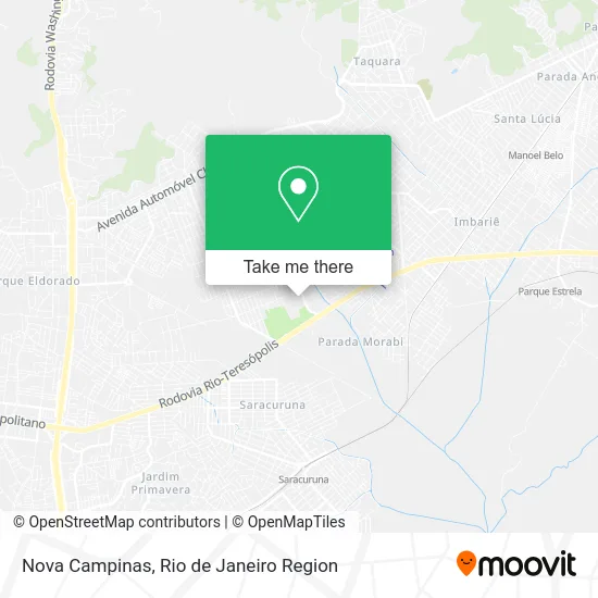 Nova Campinas map