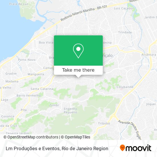 Mapa Lm Produções e Eventos