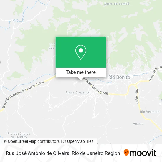 Rua José Antônio de Oliveira map