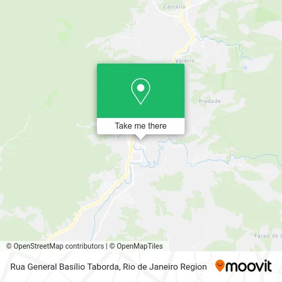 Rua General Basílio Taborda map