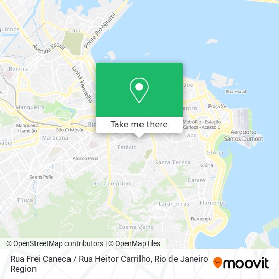 Mapa Rua Frei Caneca / Rua Heitor Carrilho