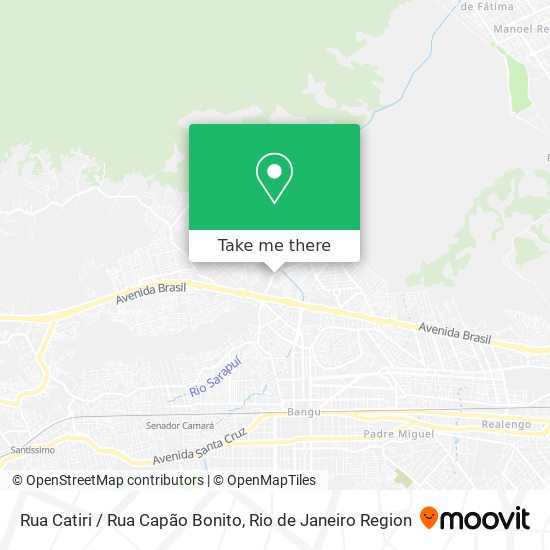 Rua Catiri / Rua Capão Bonito map