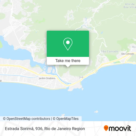 Estrada Sorimã, 936 map