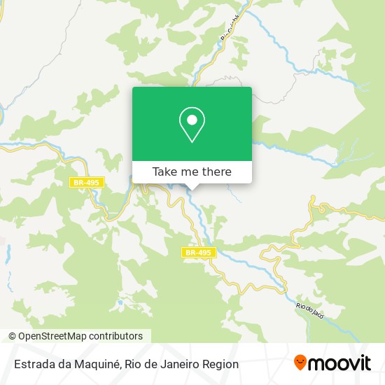Estrada da Maquiné map