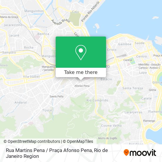 Rua Martins Pena / Praça Afonso Pena map