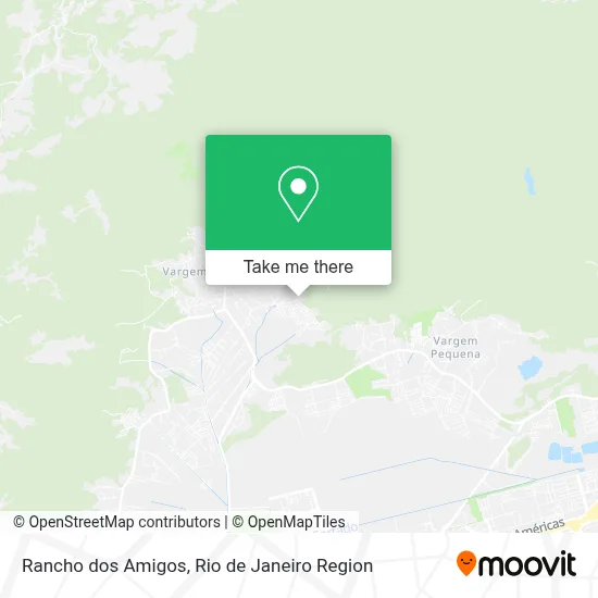 Rancho dos Amigos map