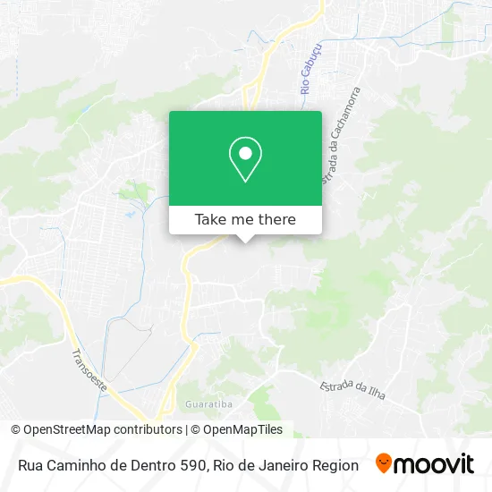 Rua Caminho de Dentro 590 map