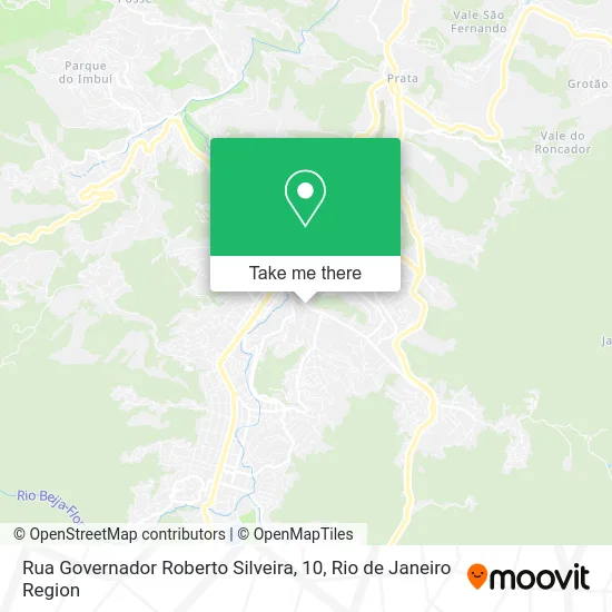 Rua Governador Roberto Silveira, 10 map