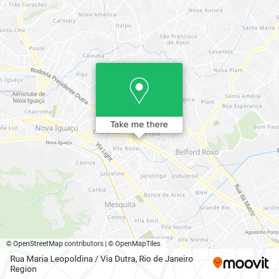 Rua Maria Leopoldina / Via Dutra map